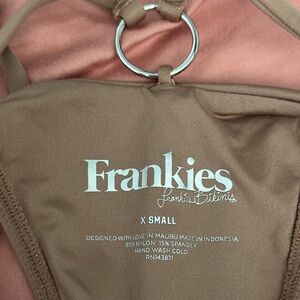 Frankies Bikinis Brown monokini
